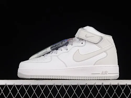 All categories Nk Air Force 1 Air Force series Nk Air Force 1 Mid Air Force mid-top Nk Air Force 1'07 Mid ice gray color Air Force 1 Mark line starry mid-top casual sneakers MK0619-211